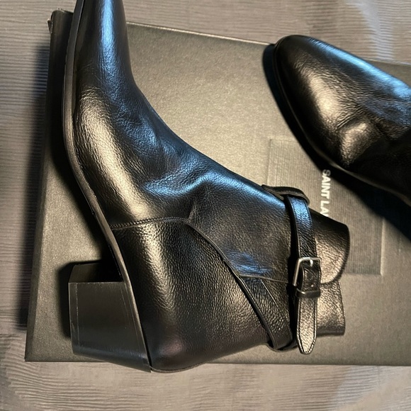 New Saint Laurent  Men\'s Wyatt Jodhpur Boots main image 6